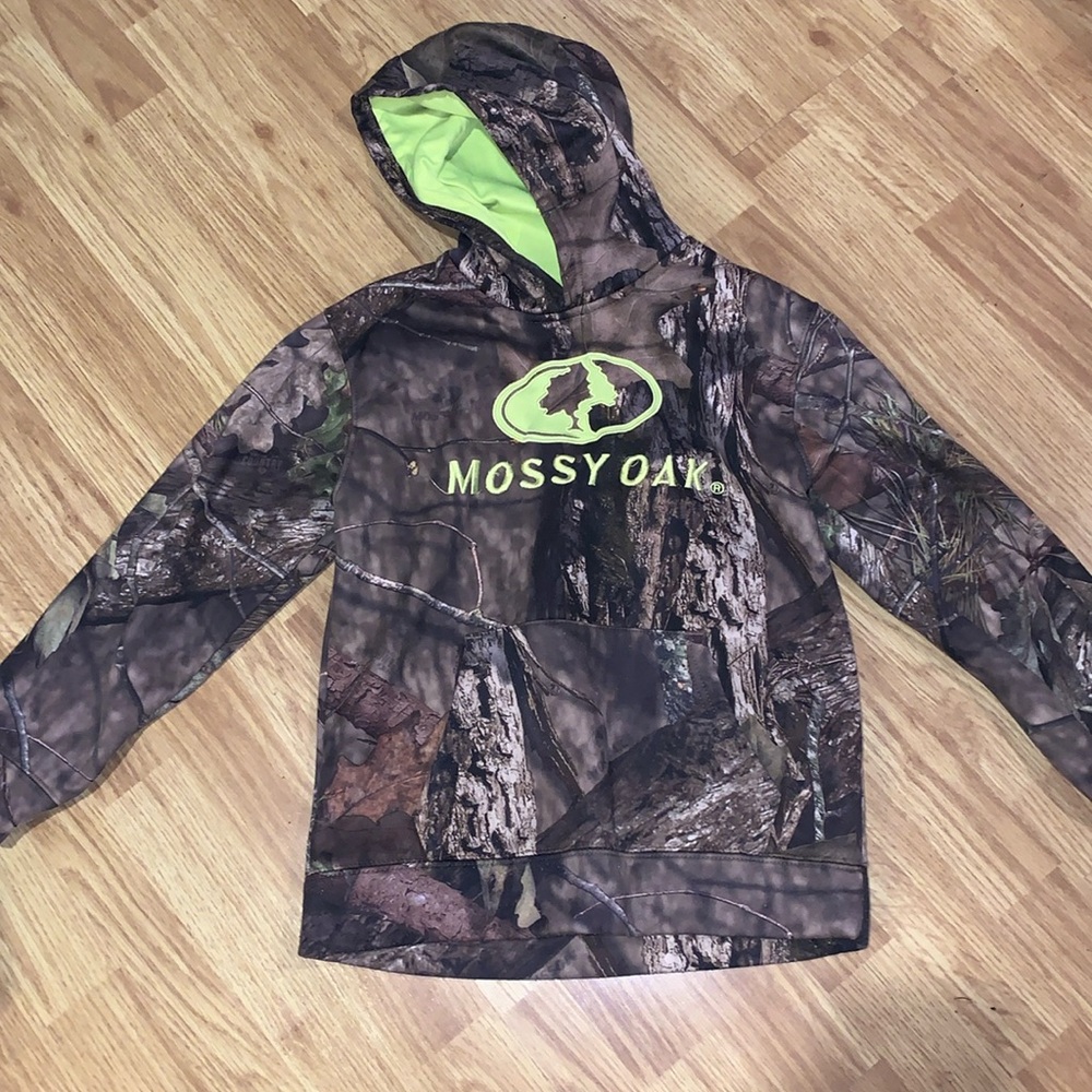 Mossy oak kids pullover